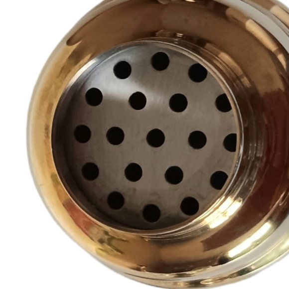 Black Gold Cocktail Shaker MCM Style - Picture 4 of 10